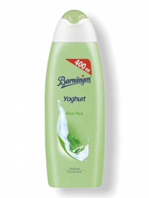 Barninger Yoghurt Aloe Vera bottle on a white background